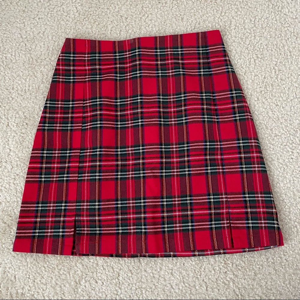 red plaid john galt skirt